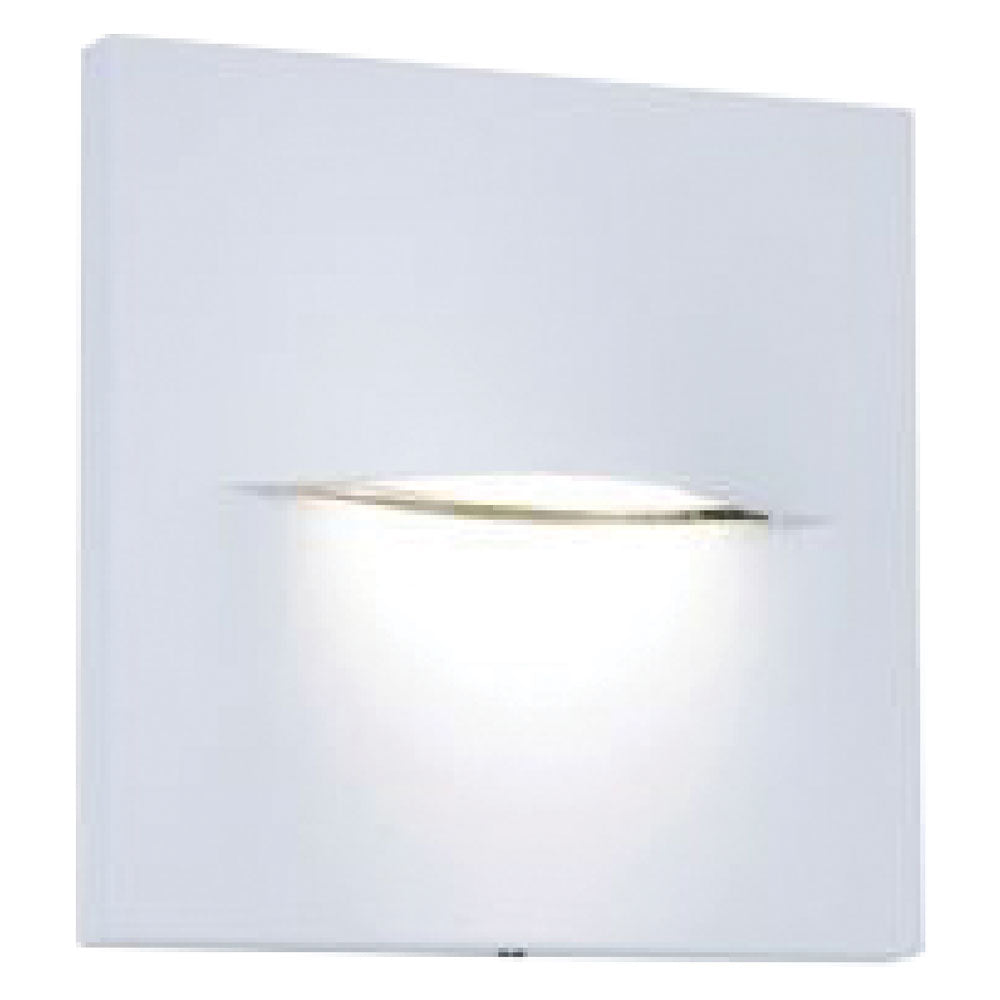 SEGNA PASSO QUADRO 'OPEN' colore bianco - 3 watt-Arredo giardino e terrazzi-Ecanshop