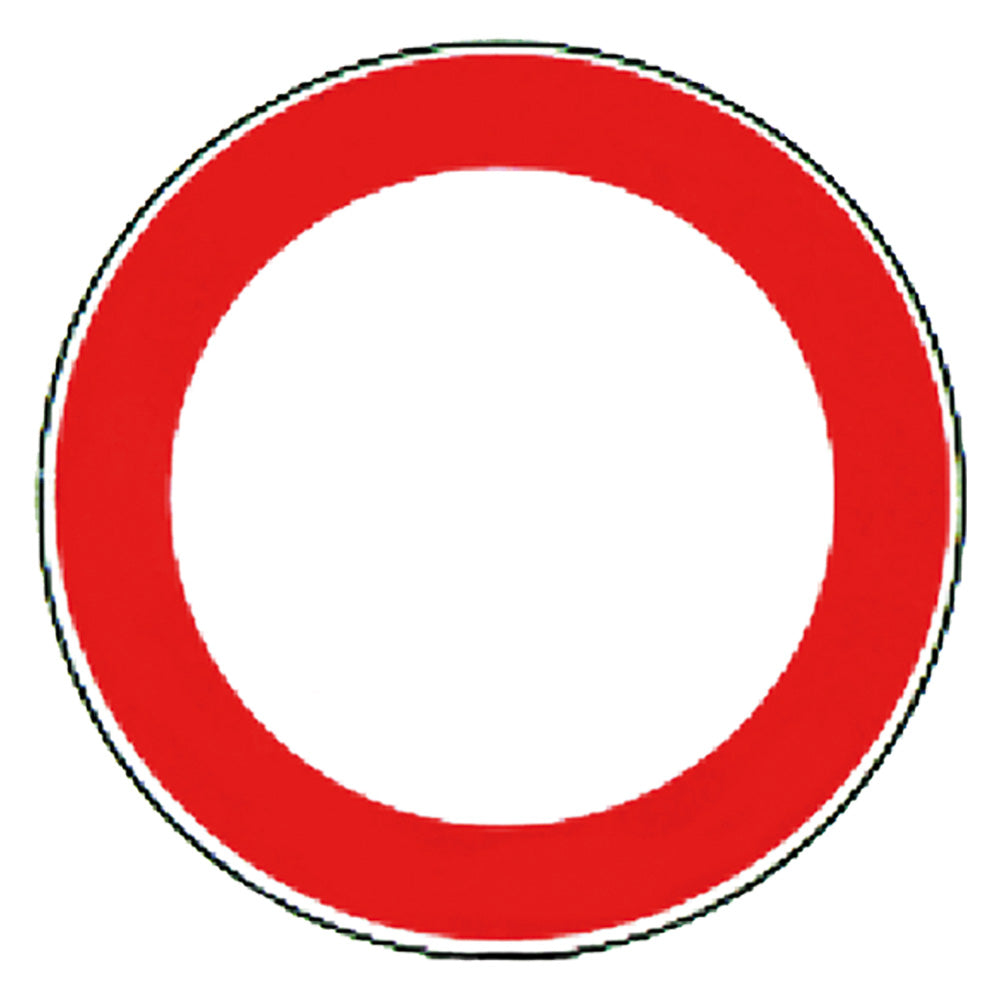 SEGNALE 'DIVIETO DI TRANSITO' fig. 46-Segnaletica ed accessori-Ecanshop