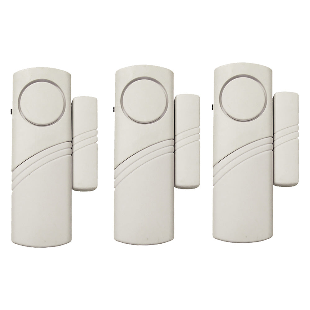SENSORE ALLARME PORTE E FINESTRE IN KIT set 3 pezzi - art.58401-Impiantistica civile-Ecanshop