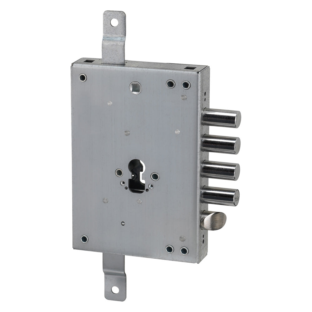 SERRATURA A LEVE PER PORTE BLINDATE ART. Y135DB E 73 - 4 catenacci / interas.28 mm-Serrature di sicurezza e accessori-Ecanshop
