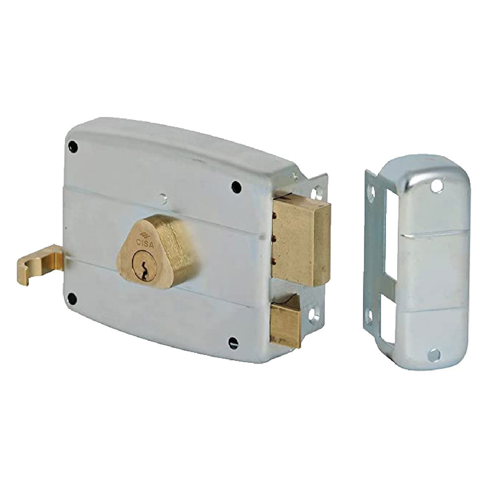 SERRATURA DA APPLICARE PER FERRO ART. 50421 E 60 Sx-Serrature per serr.metallici e accessori-Ecanshop