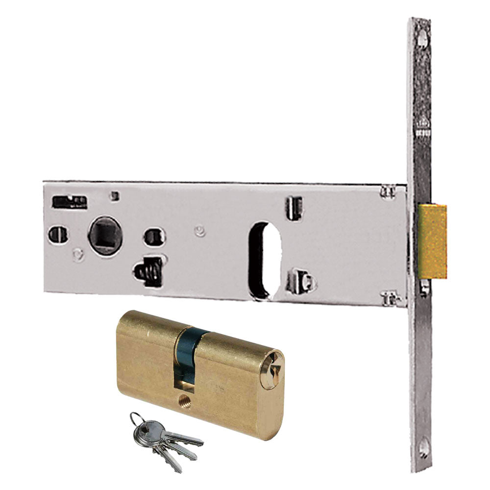 SERRATURA DA INFILARE ART. 704 1 mand. 154 x 44 x 3 - E 60 - fr.20-Serrature per serr.metallici e accessori-Ecanshop