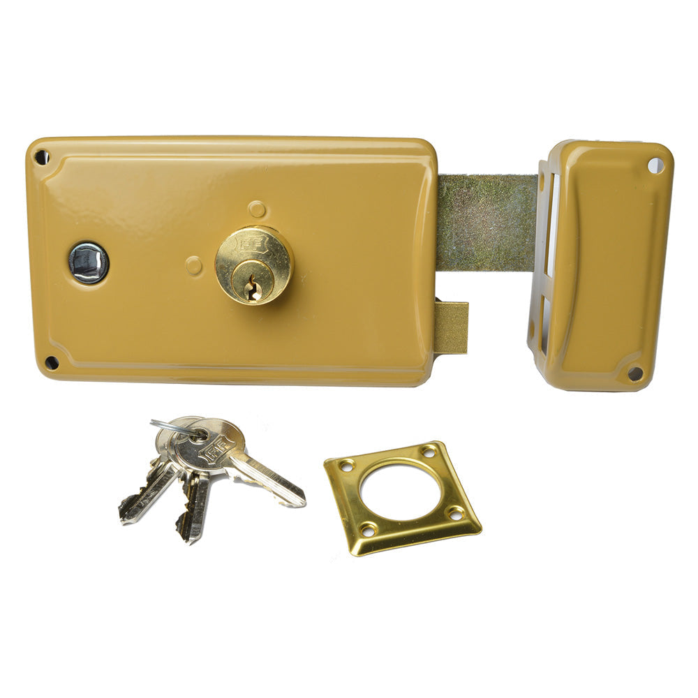 SERRATURA PORTONCINO ORIZZONTALE 'P33 CF' 3 mandate - E60 Sx-Serrature per legno e accessori-Ecanshop