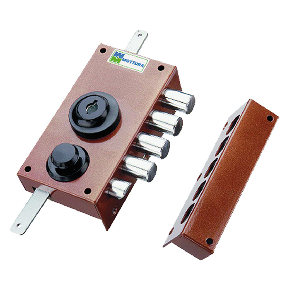 SERRATURA TRIPLICE ART. 436 436 Dx E 42 - mm 80x152-Serrature di sicurezza e accessori-Ecanshop