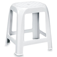 SGABELLO DA BAGNO 'ELFO' bianco-Bagno e accessori-Ecanshop
