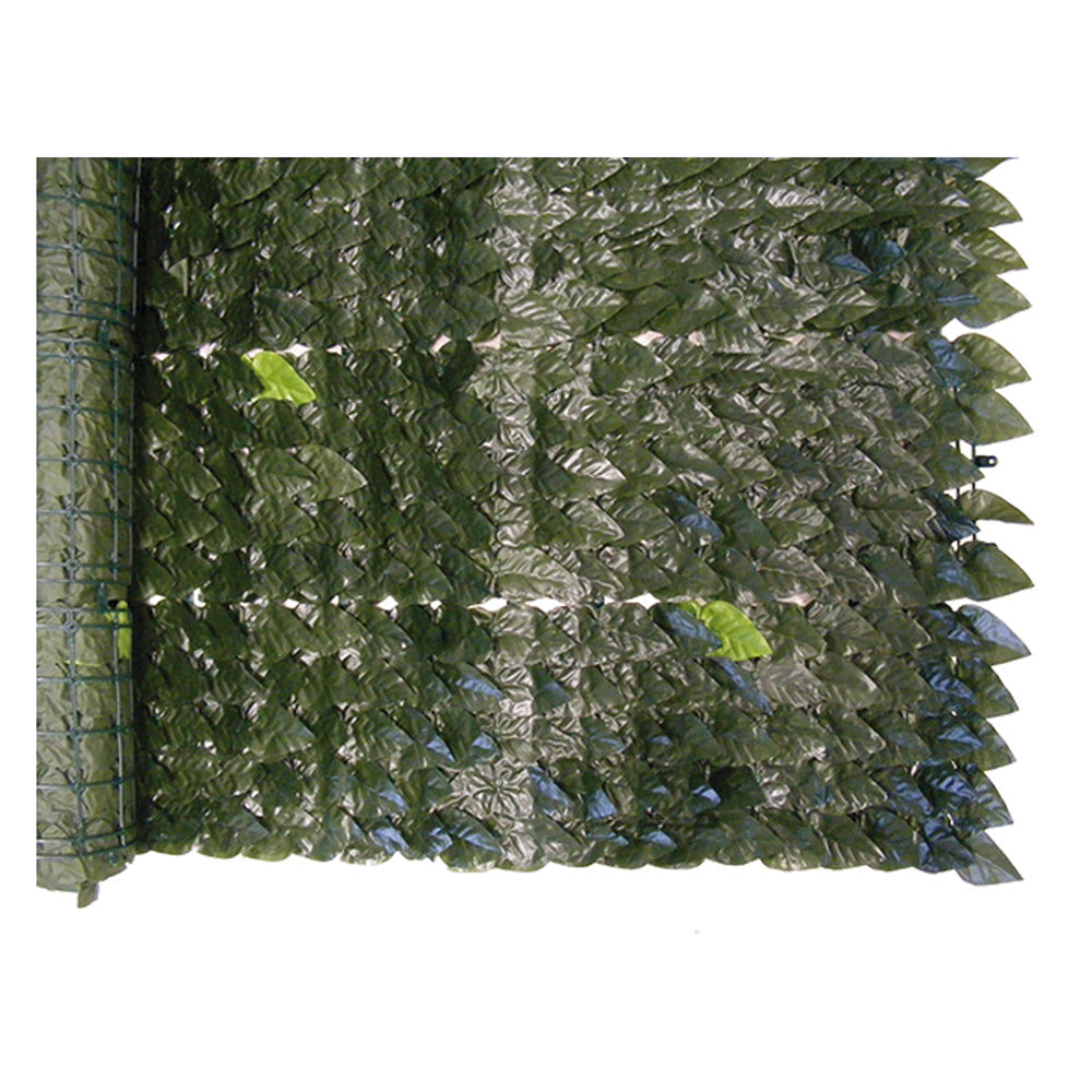 SIEPE ARTIFICIALE 'FOGLIE DI LAURO' mt 1 x 3-Frangivista, delimitazioni, allestimenti-Ecanshop