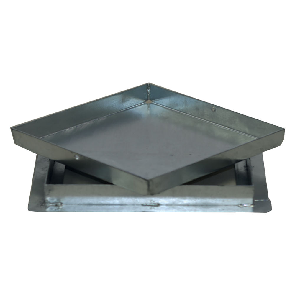 SIGILLO PORTAPAVIMENTO 'TIPO PESANTE' cm 20 x 20 - luce cm 15,6 x 15,6 - telaio h.5 cm-Pozzetti, chiusini e griglie-Ecanshop