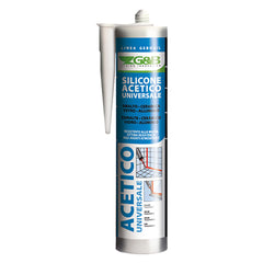 SILICONE ACETICO UNIVERSALE 'GEBOSIL' grigio ml 280-Siliconi e schiume-Ecanshop