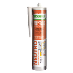 SILICONE NEUTRO PER EDILIZIA E SERRAMENTI 'GEBOSIL bianco ml 310-Siliconi e schiume-Ecanshop