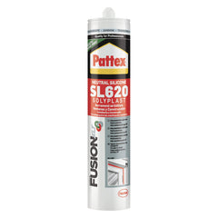 SILICONE NEUTRO PER EDILIZIA E SERRAMENTI 'SOLYPLA ml 300 - avorio RAL 1013-Siliconi e schiume-Ecanshop