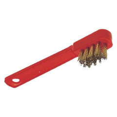 SPAZZOLA A MANO PER CANDELE mm 155x40 - fili ottone Ø mm 0,22-Spazzole a fili d'acciaio-Ecanshop