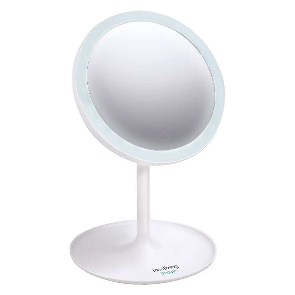 SPECCHIO LUMINOSO DA BAGNO Ø 15 cm - colore bianco-IDRAULICA-Ecanshop