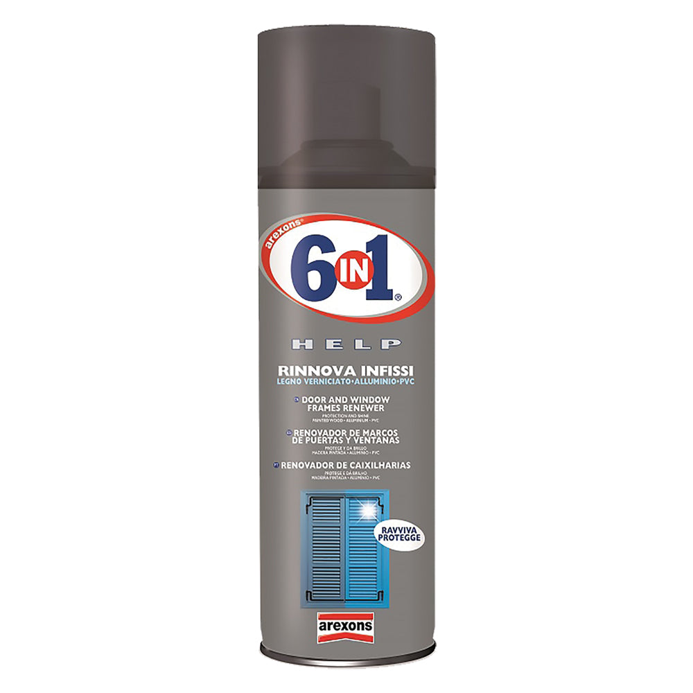 SPRAY RINNOVA INFISSI HELP '6 IN 1' ml. 500-Trattamento del legno-Ecanshop