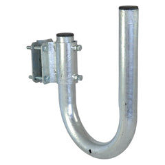 STAFFA DI FISSAGGIO PER PALO PARABOLA per pali Ø mm 25>60-Sollevamento/ancoraggio e accessori-Ecanshop