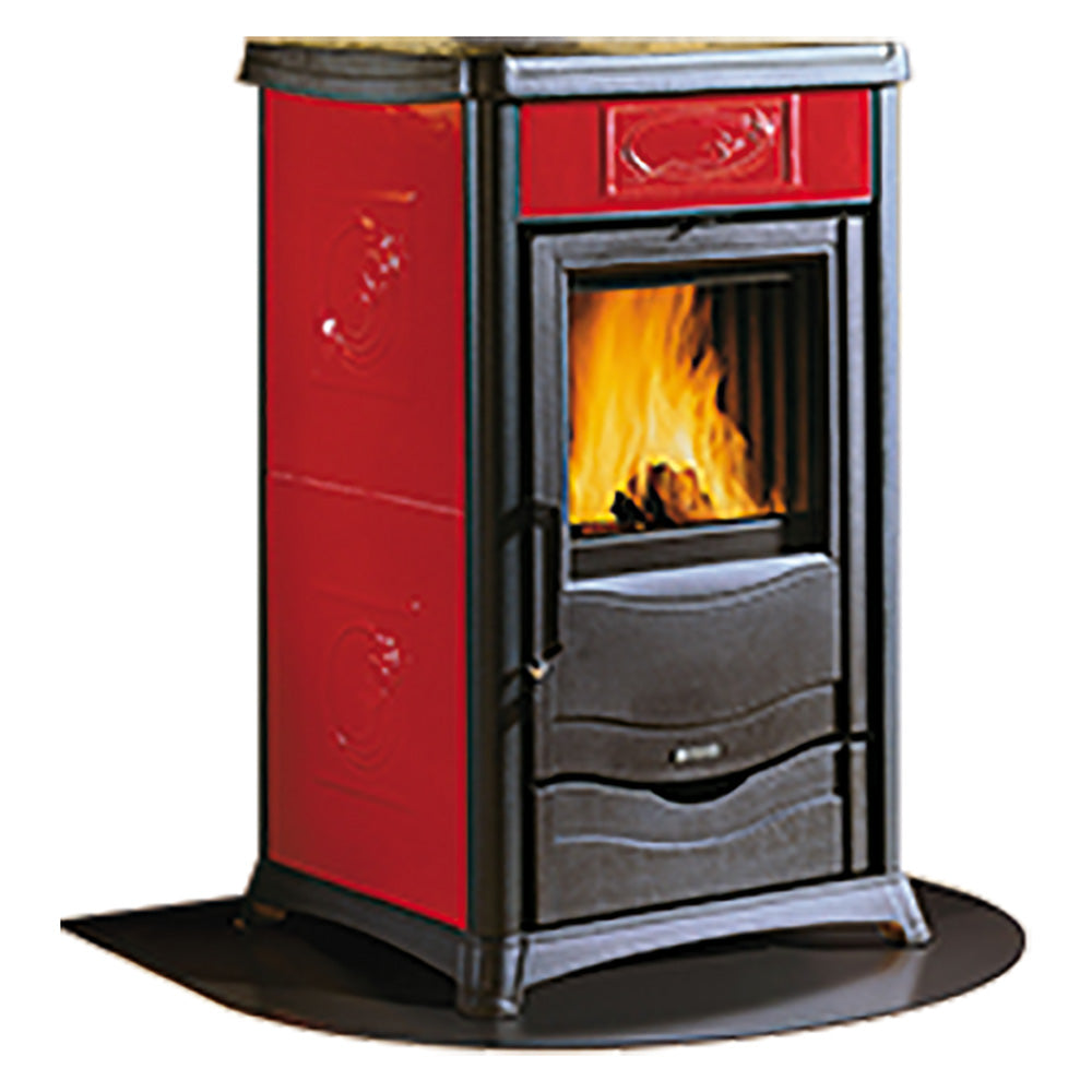 STUFA A LEGNA 'ROSSELLA PLUS' Colore pietra naturale-Stufe e cucine-Ecanshop