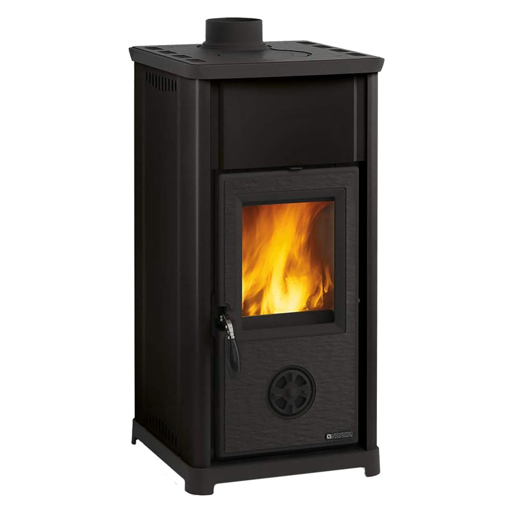 STUFA A LEGNA 'TEA 5.0' Colore nero antracite-Stufe e cucine-Ecanshop