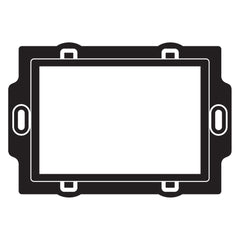 SUPPORTO MODELLO 'AX' PER SERIE PLAIN 3 moduli-MATERIALE ELETTRICO-Ecanshop