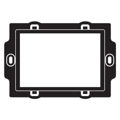 SUPPORTO MODELLO 'PL' PER SERIE PLAIN 3 moduli-Impiantistica civile-Ecanshop
