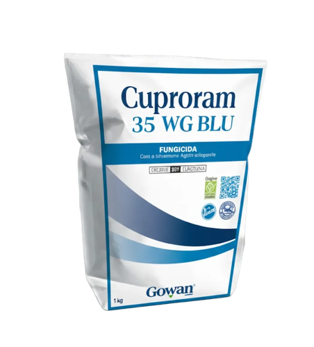 Cuproram 35 WG Blu Gowan fungicida rameico ossicloruro - per agricoltura professionale