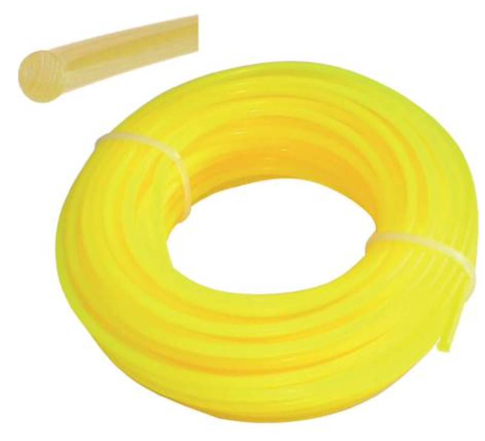 FILO NYLON ELITE Tondo 3 mm x 15 mt - Filo Giallo Alta Resistenza per Decespugliatore