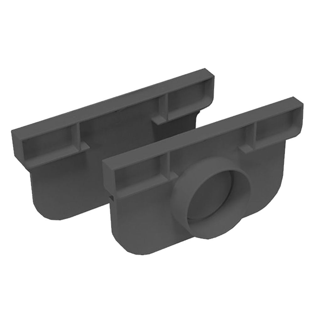 TAPPO PER CANALETTA MODULARE A15 'COMPACT' cm 11 x H. 5,4 - scarico Ø 40 mm-Pozzetti, chiusini e griglie-Ecanshop