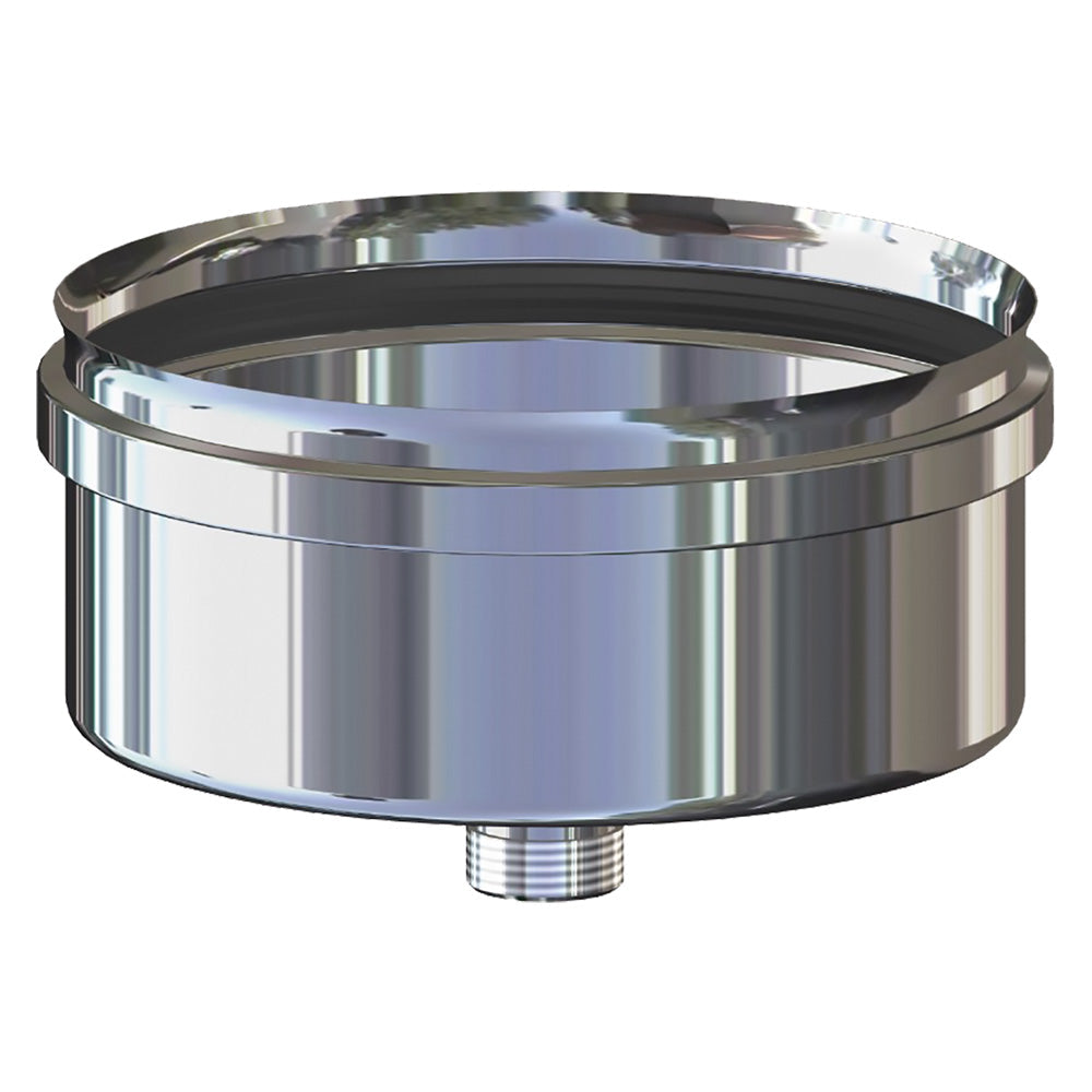 TAPPO RECUPERO CONDENSA Ø 14 cm-Fumisteria acciaio inox,zincata e acces.-Ecanshop