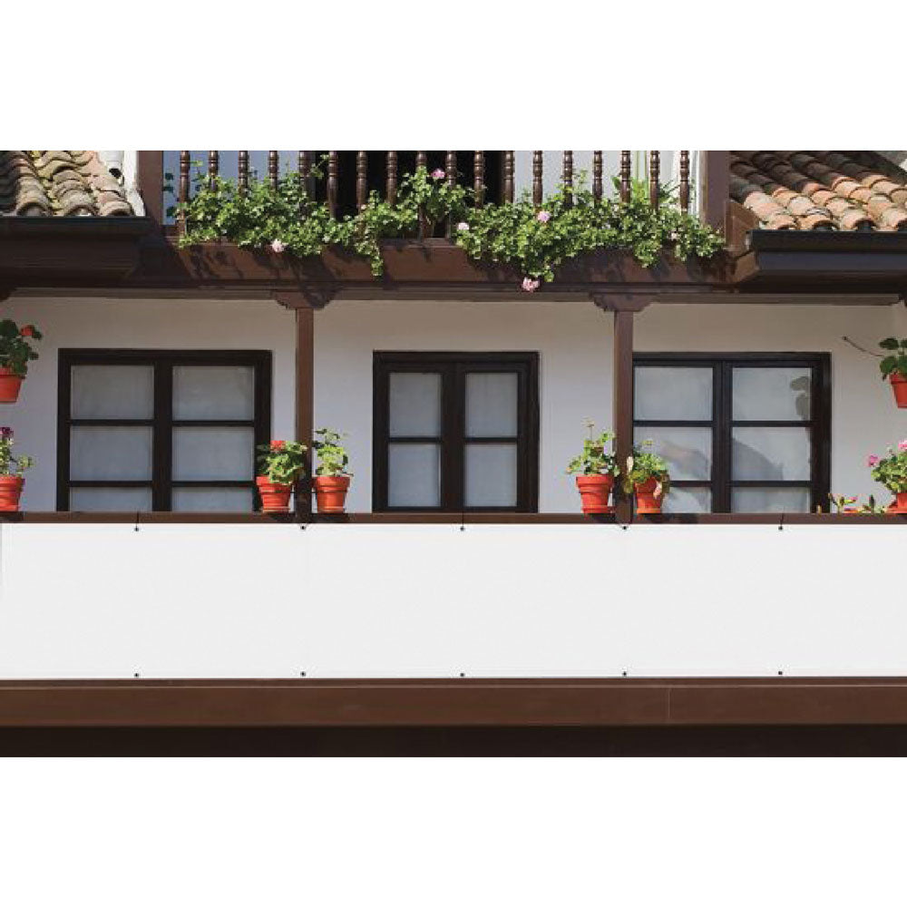 TELO COPRENTE FRANGIVISTA 'ULTRA' cm 90 x 300 - colore bianco-Frangivista, delimitazioni, allestimenti-Ecanshop