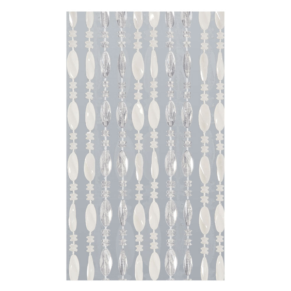 TENDA A PERLINE 0662-211 - cm. 120x230 / bianco - ghiaccio-Tende e zanzariere-Ecanshop