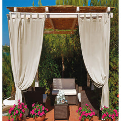 TENDA PER GAZEBO CON PASSANTI cm.150 x H.270 - beige-Gazebo, pergole ed accessori-Ecanshop