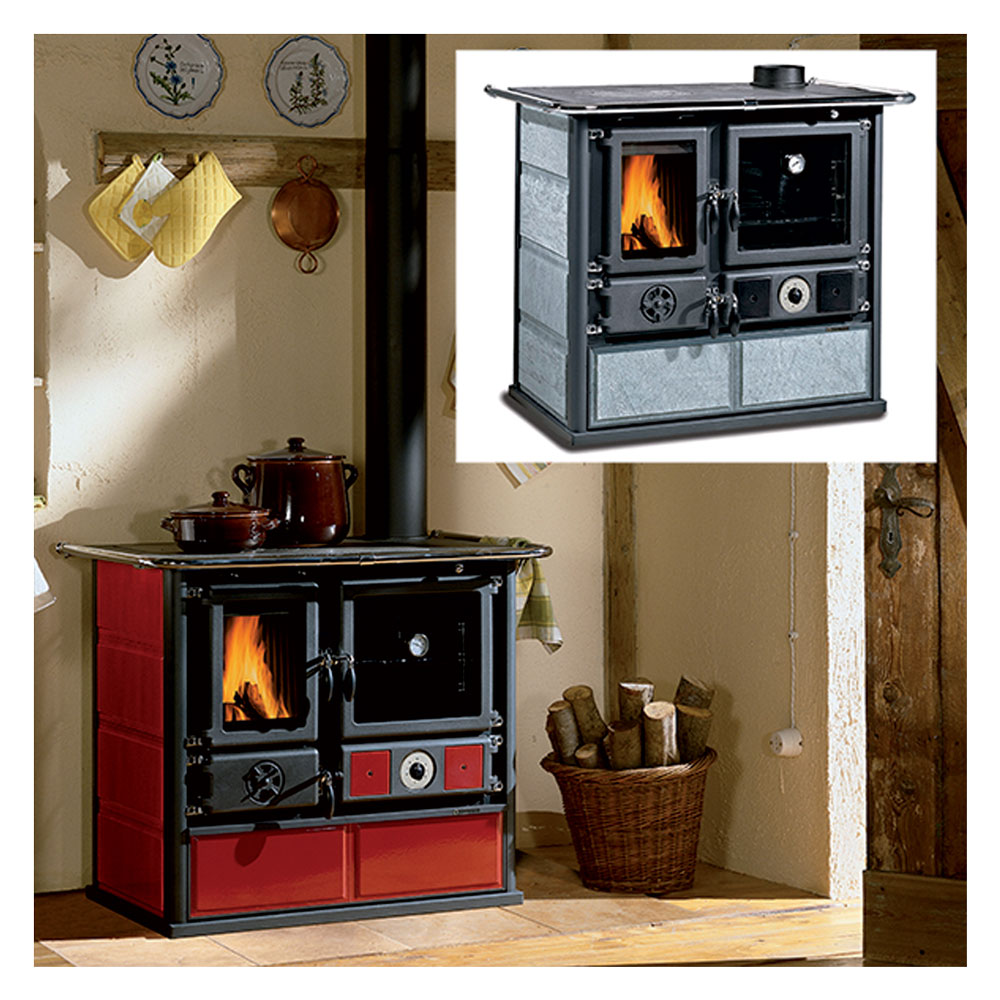 TERMOCUCINA A LEGNA 'TERMOROSA DSA 4.0' Colore petra naturale-Stufe e cucine-Ecanshop