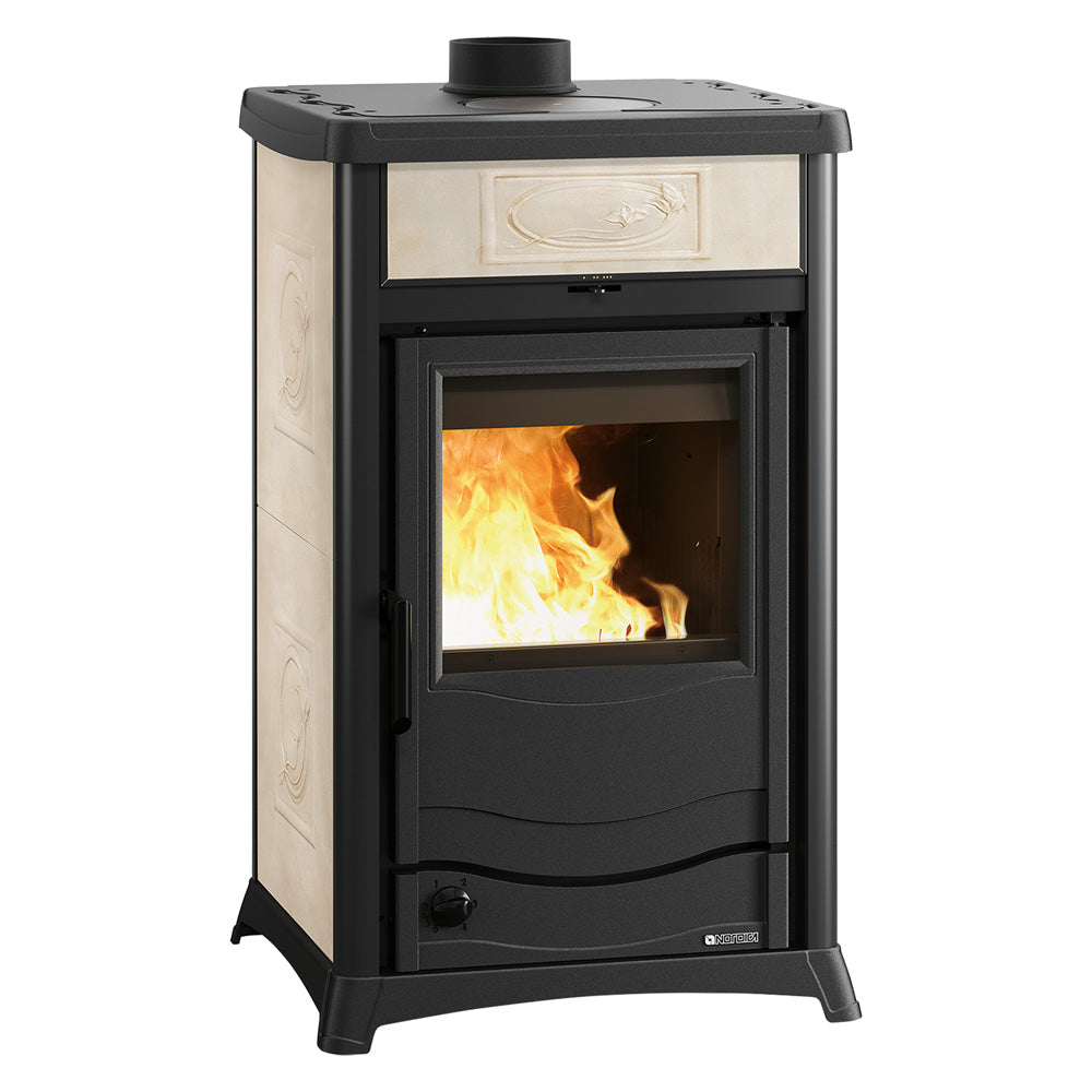 TERMOSTUFA A LEGNA 'TERMOROSSELLA PLUS EVO DSA 4.0 Colore panna-Stufe e cucine-Ecanshop