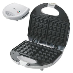 TOSTIERA ELETTRICA PER WAFFLE 'WOW-FLE' 750 W - rivestimento bianco-CASALINGHI-Ecanshop