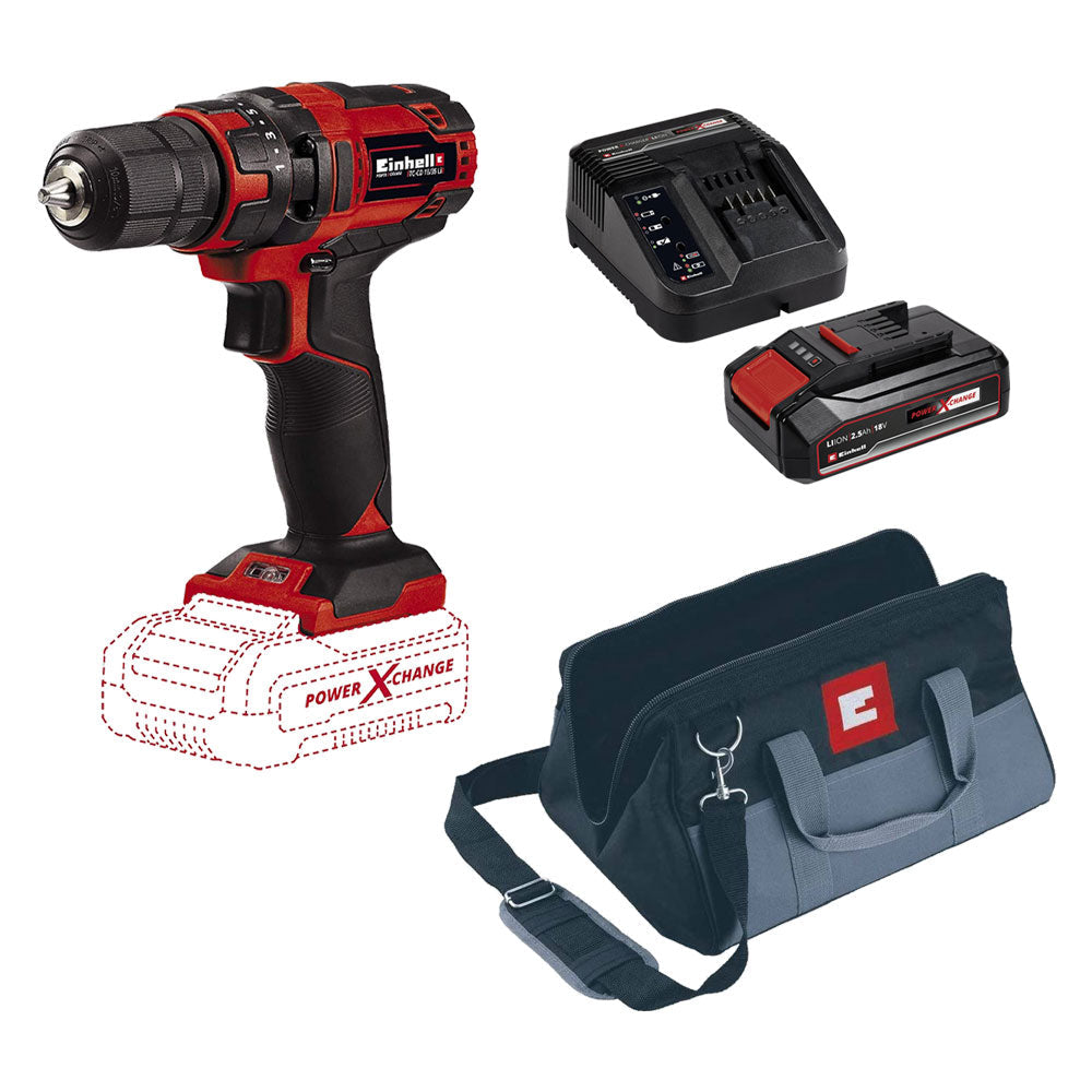 TRAPANO AVVITATORE A BATTERIA 'TE-CD 18/35 LI' 18 V-Ecanshop