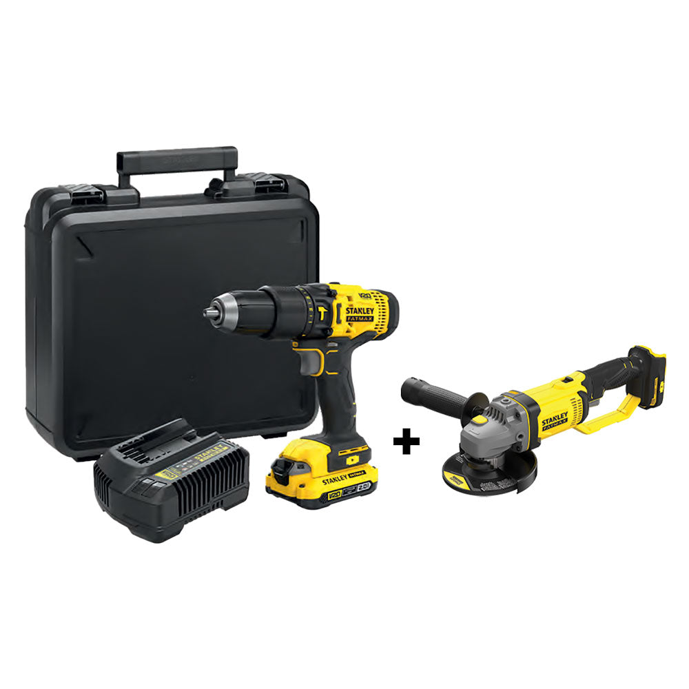 TRAPANO+SMERIGLIATRICE A BATTERIA 'SFMVERS6-IT' kit 2 pezzi-Ecanshop