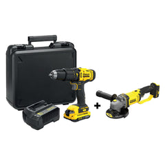 TRAPANO+SMERIGLIATRICE A BATTERIA 'SFMVERS6-IT' kit 2 pezzi-Ecanshop