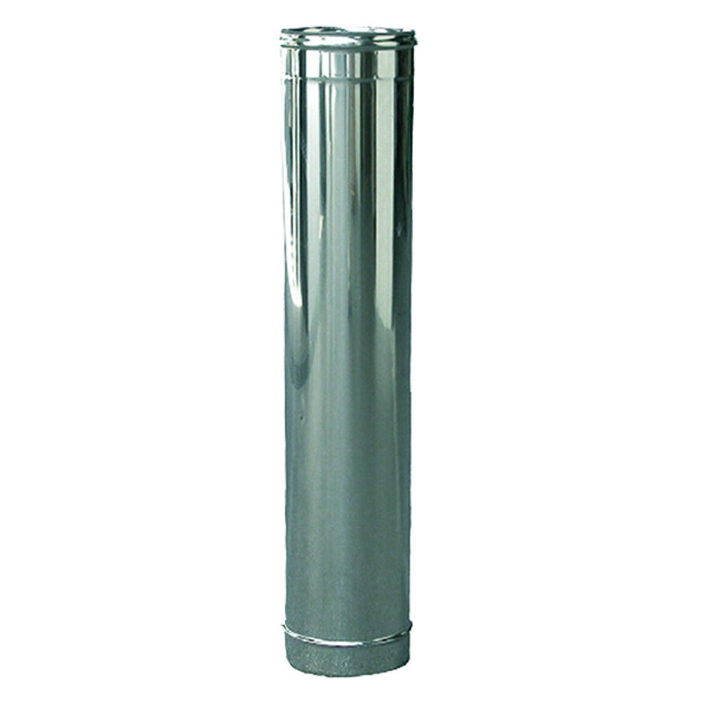 TUBO DOPPIA PARETE ø cm 15/20 mt. 1-Fumisteria acciaio inox,zincata e acces.-Ecanshop