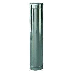 TUBO DOPPIA PARETE ø cm 20/25 mt. 0,5-Fumisteria acciaio inox,zincata e acces.-Ecanshop