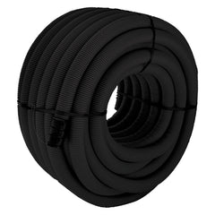 TUBO PER CAVIDOTTI ø 50 est. - rot. 50 mt. nero-Cavi e accessori per cavi-Ecanshop