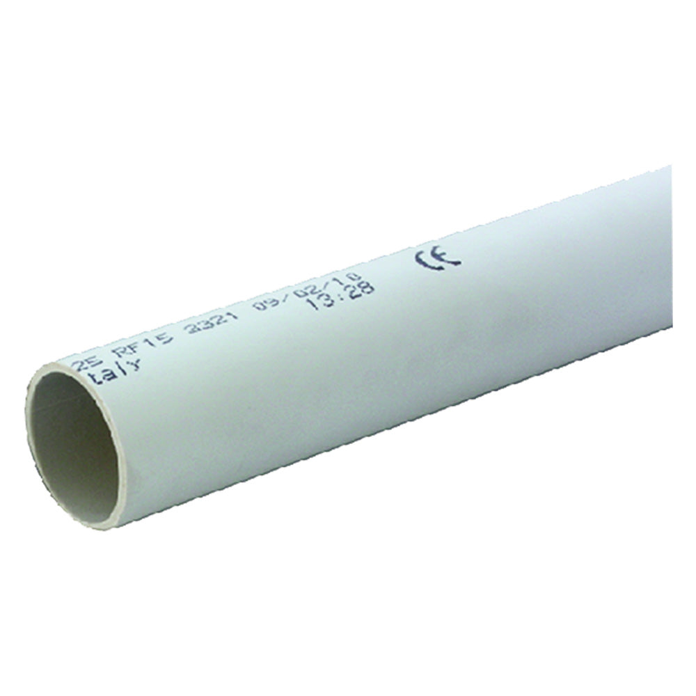 TUBO RIGIDO ISOLANTE PER CAVI ø mm 25 - mt. 3-Cavi e accessori per cavi-Ecanshop