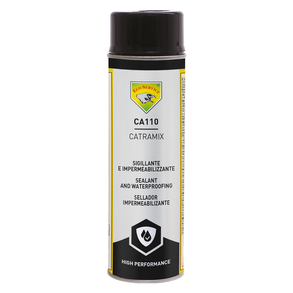 VERNICE BITUMINOSA SPRAY 'CATRAMIX' ml. 500-Strumenti di isolamento e impermeabiliz.-Ecanshop