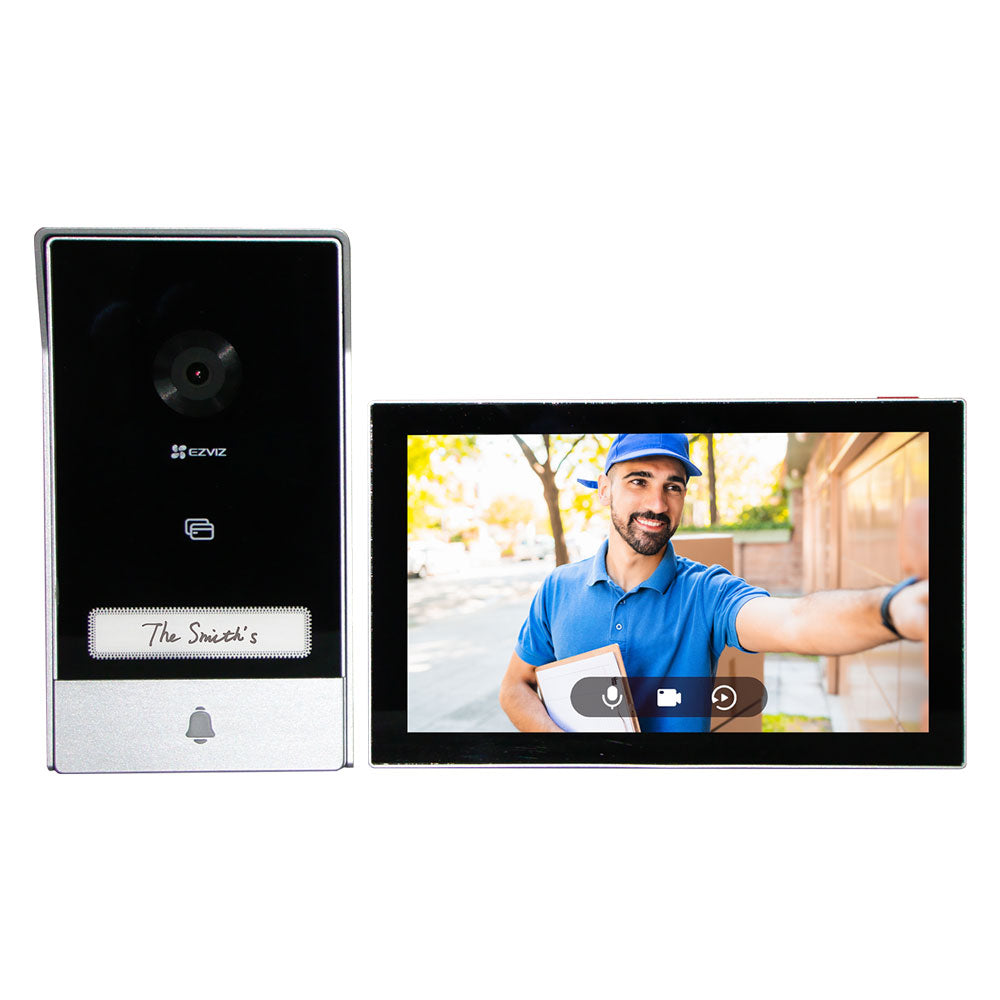 VIDEOCITOFONO SMART CONNESSO 'HP7' EZVIZ risoluzione 2K - visione fino a 6 metri-Impiantistica civile-Ecanshop
