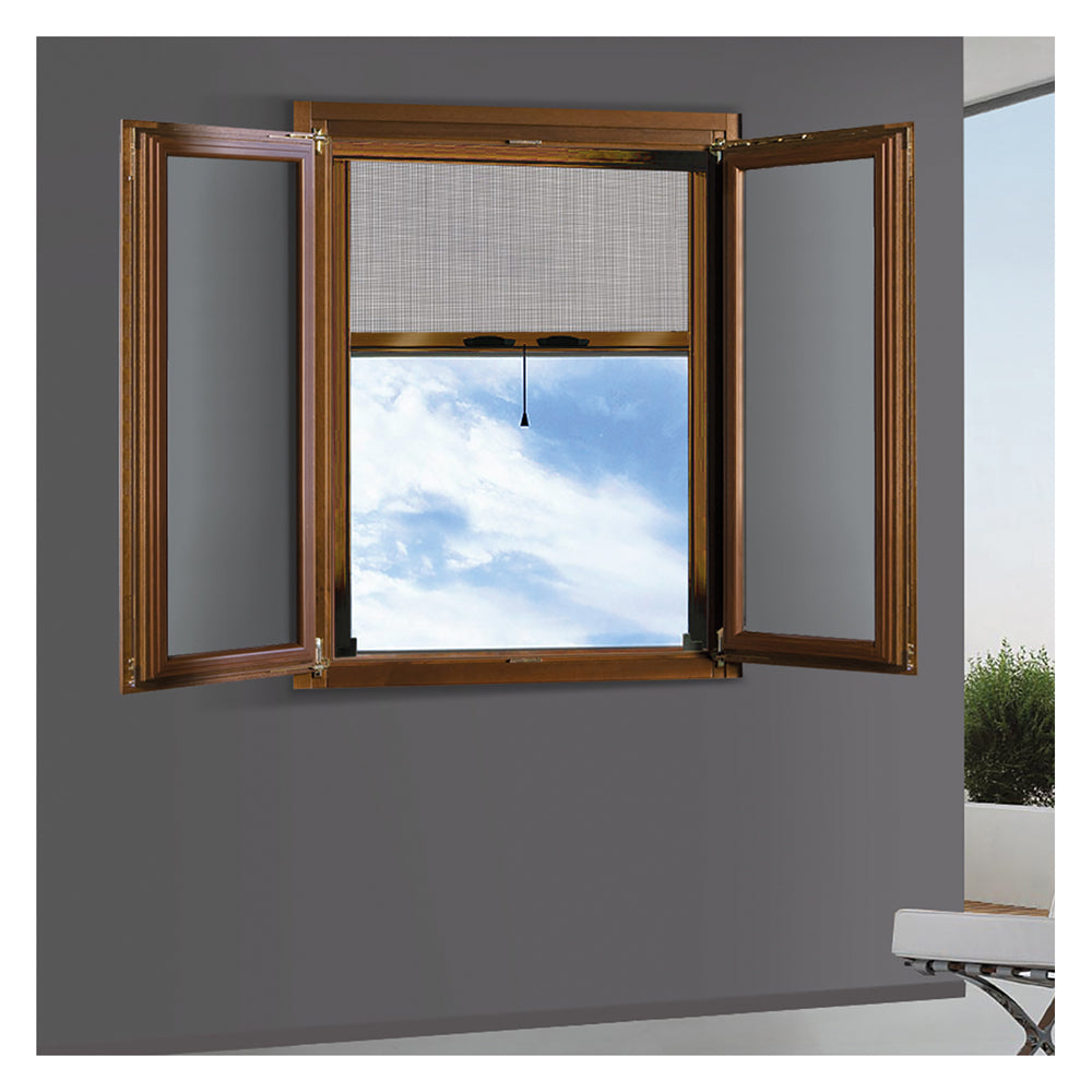 ZANZARIERA A RULLO VERTICALE PER FINESTRA cm 160 x 170 - marrone ral 8017-Tende e zanzariere-Ecanshop