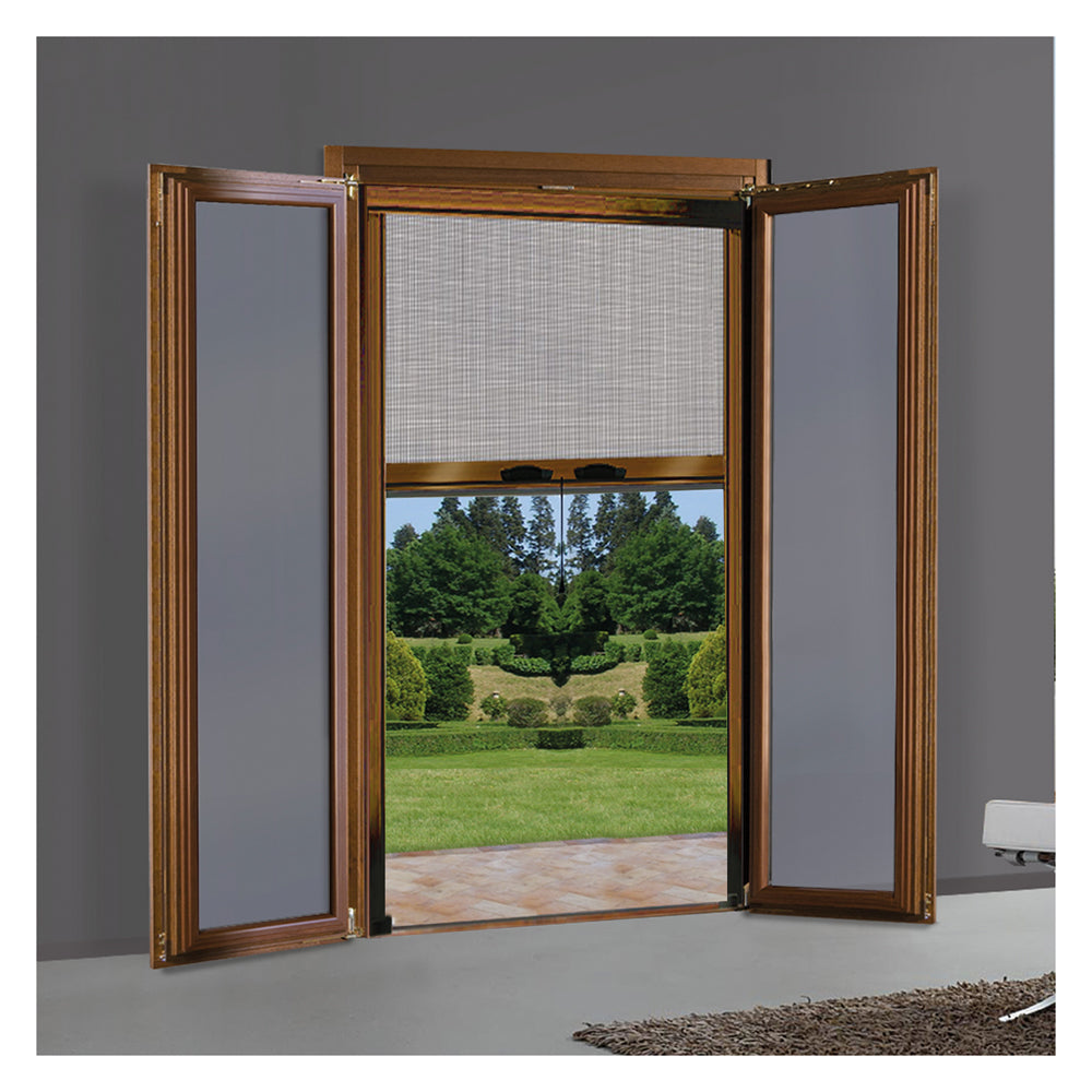 ZANZARIERA A RULLO VERTICALE PER PORTA/FINESTRA cm 140 x 250 - bronzo-Tende e zanzariere-Ecanshop