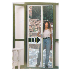 ZANZARIERA AVVOLGIBILE ORIZZONTALE cm 140 x 240 marrone ral 8017-Tende e zanzariere-Ecanshop