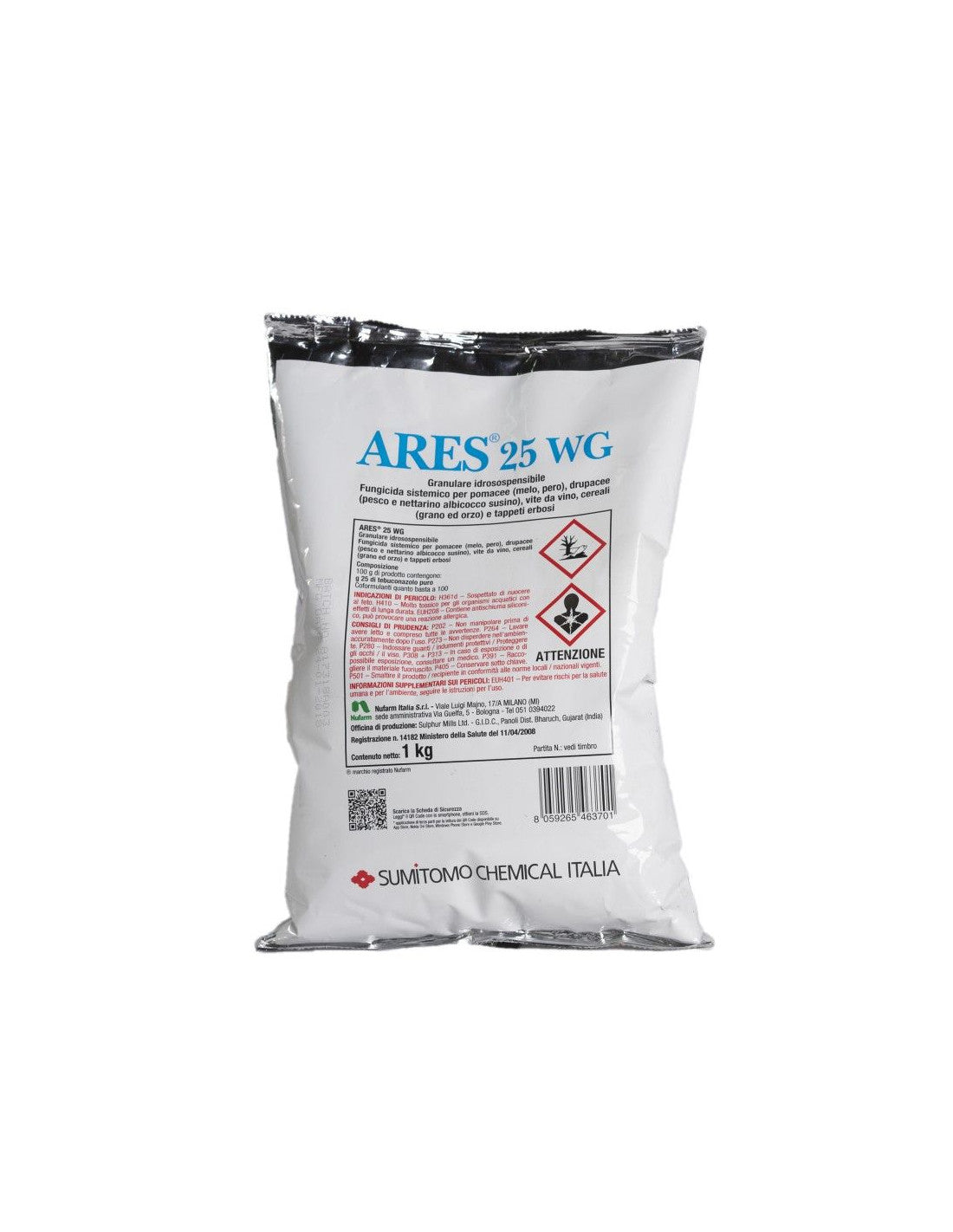 Ares 25 WG Nufarm fungicida sistemico a base di Tebuconazolo - per agricoltura professionale