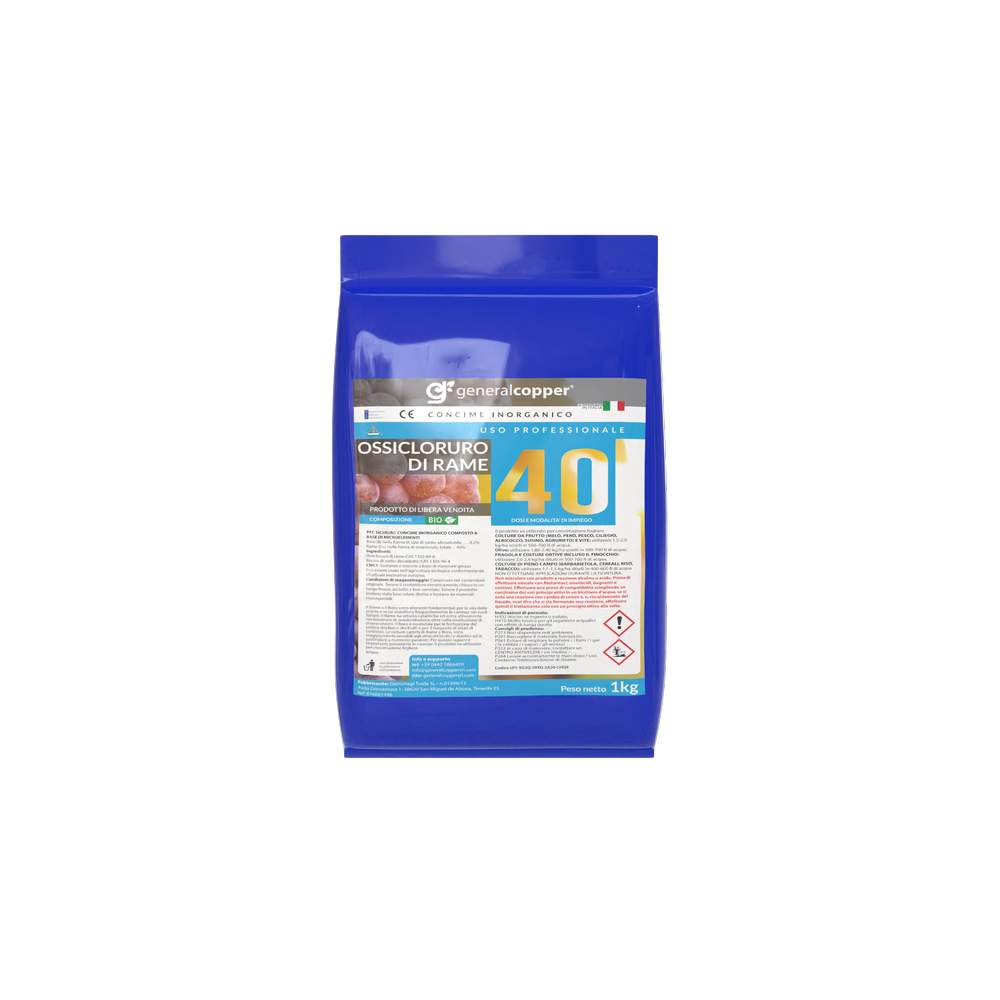Ossicloruro di rame 40% 1kg