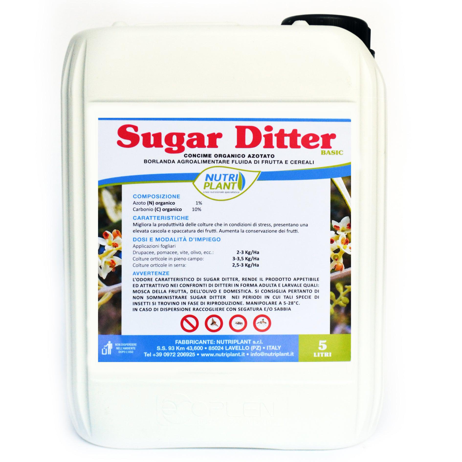 Sugar Ditter concime organico borlanda fluida-Ecanshop